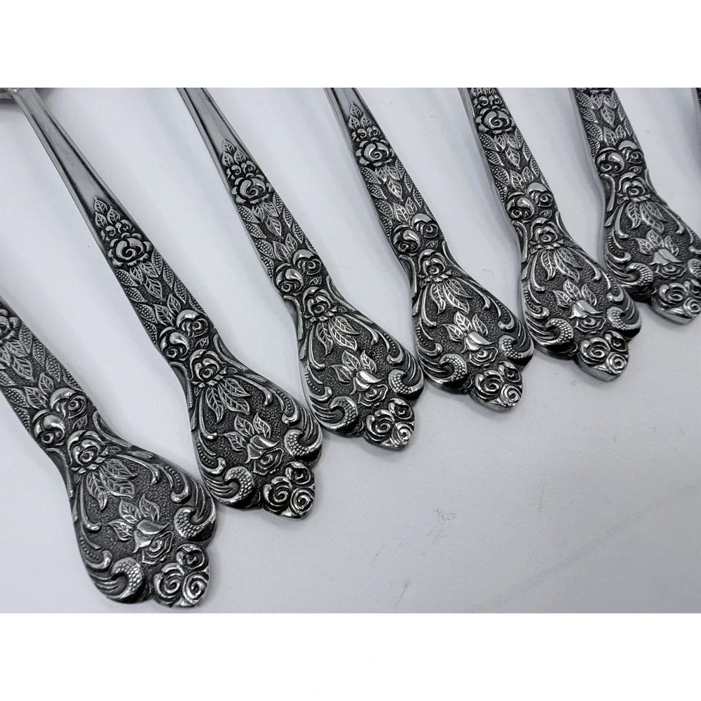 Versailles by MSI Japan Stainless Steel Set of 9 Oval Soup Spoons 7 3/8